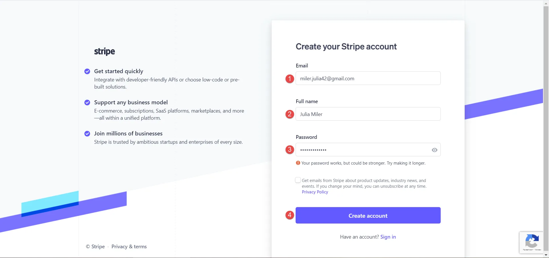 Как создать и начать эффективно использовать учетную запись Stripe